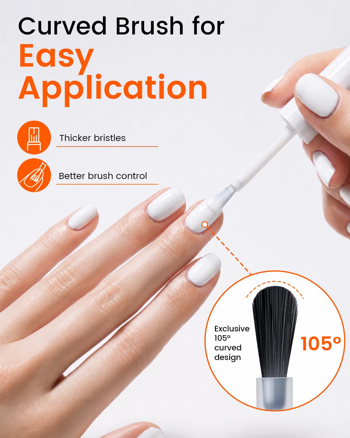 Makartt Ultra-Pigmented White Gel Nail Polish packaging