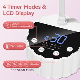 Makartt UV LED Nail Lamp with charging cable