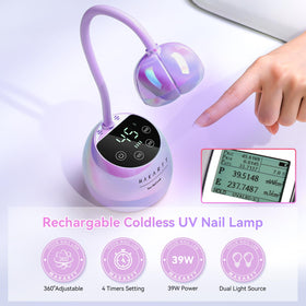 Makartt UV Nail Lamp with flexible gooseneck