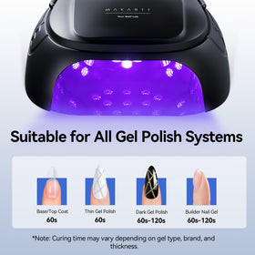 Makartt UV Nail Light in use for gel nail curing