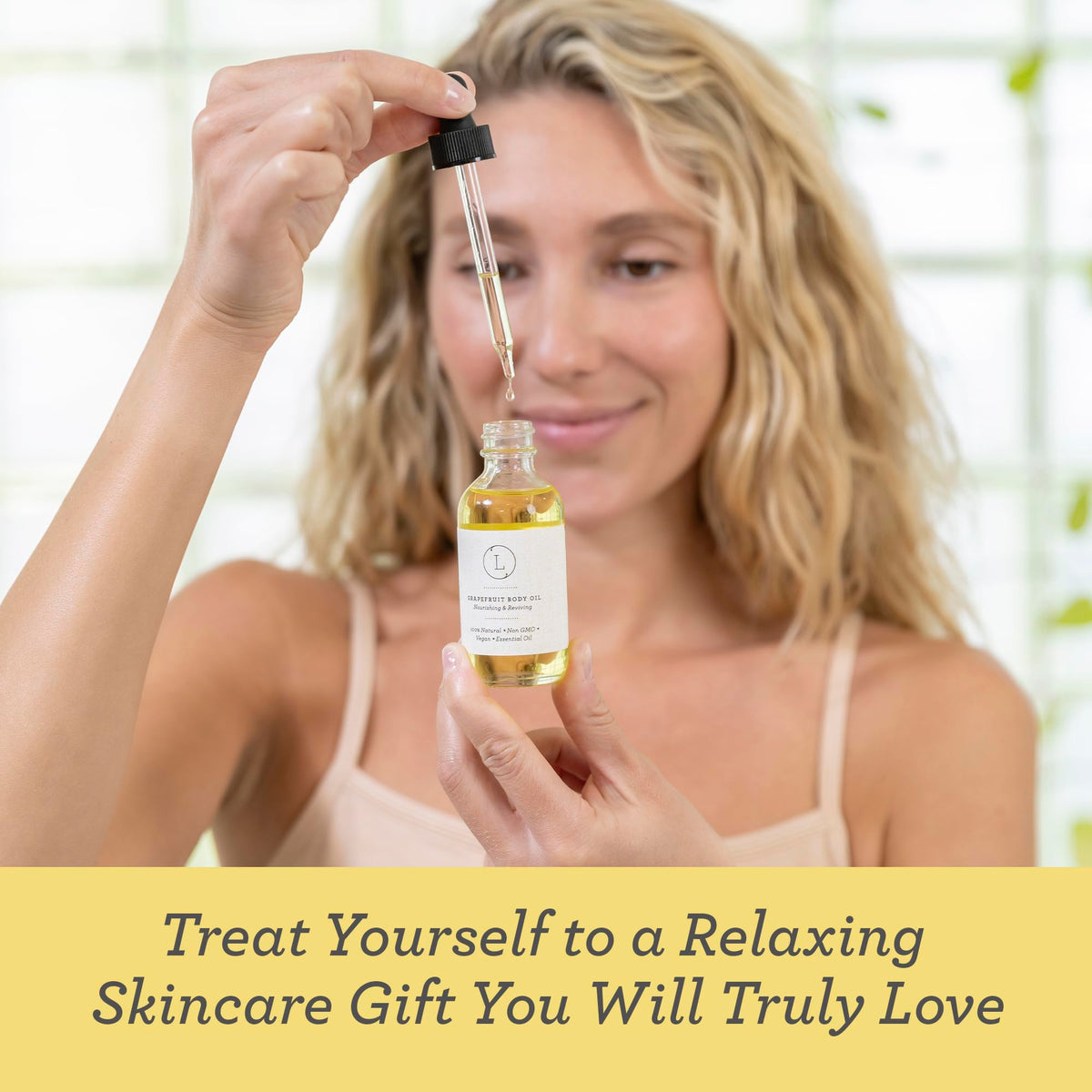 Make a Wish Soy Candle in Lizush Citrus Spa Gift Set