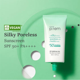 MAKEP:REM UV Defence No Sebum Sunscreen texture close-up