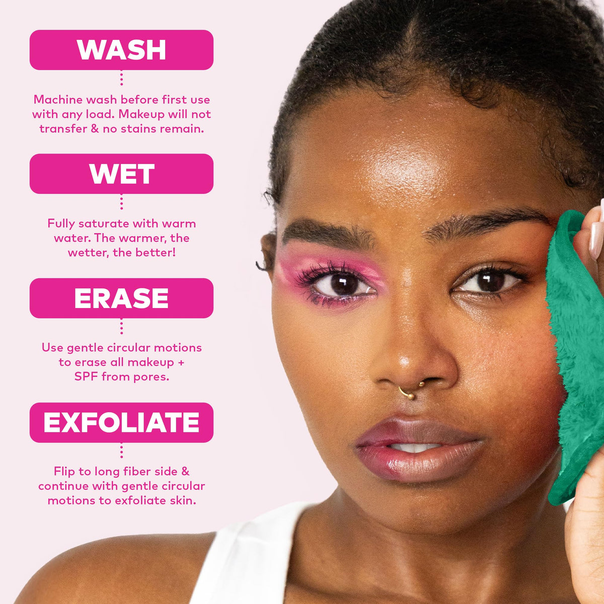 MakeUp Eraser 7-Day Set contents laid out