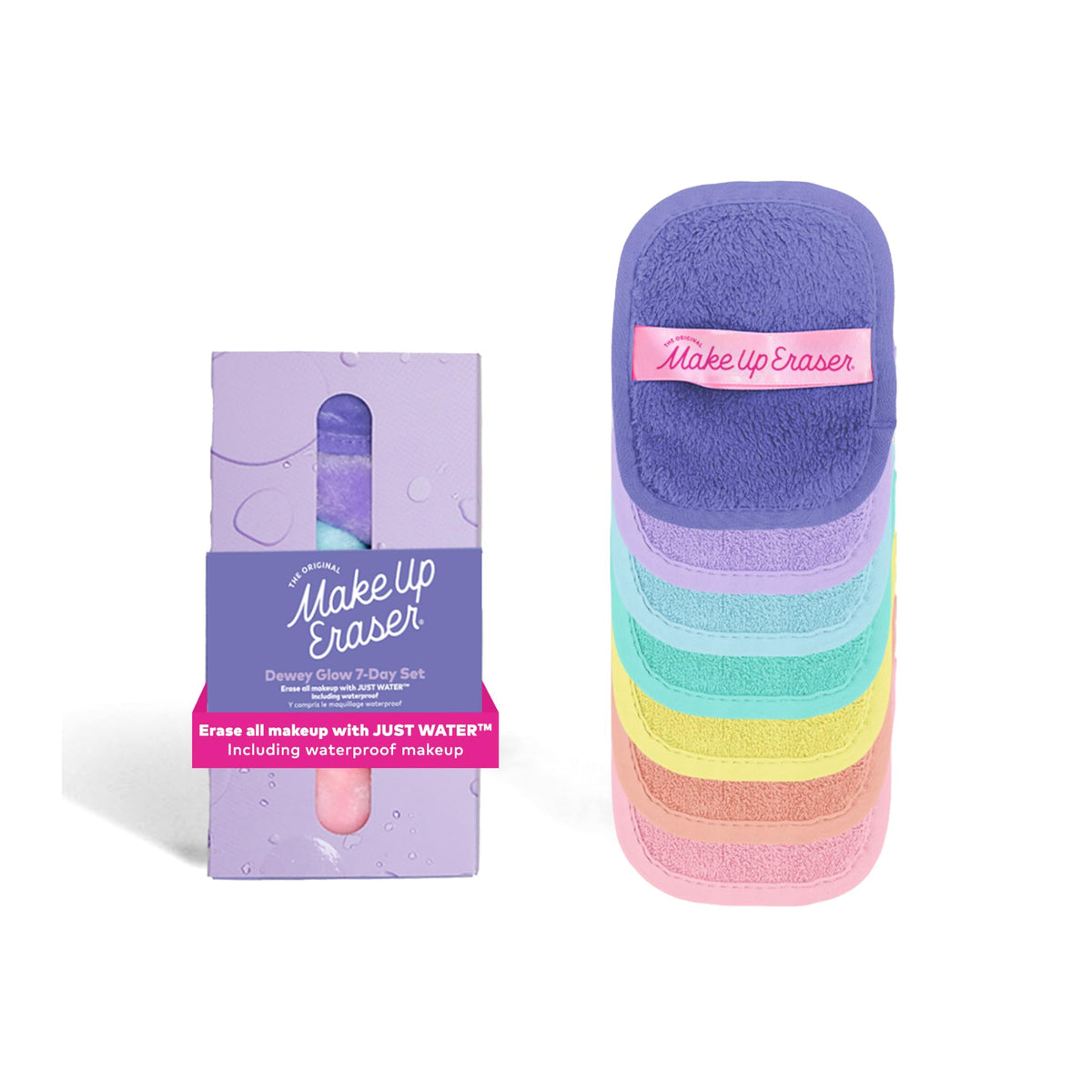 MakeUp Eraser 7-Day Set front view with all pads displayed