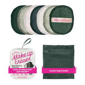 MakeUp Eraser 7-Day Set front view with assorted colours