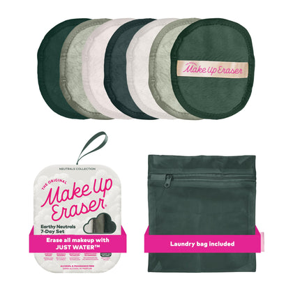 MakeUp Eraser 7-Day Set front view with assorted colours