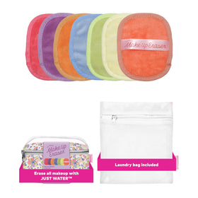 MakeUp Eraser 7-Day Set front view with assorted colours