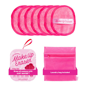 MakeUp Eraser 7-Day Set in Original Pink packaging