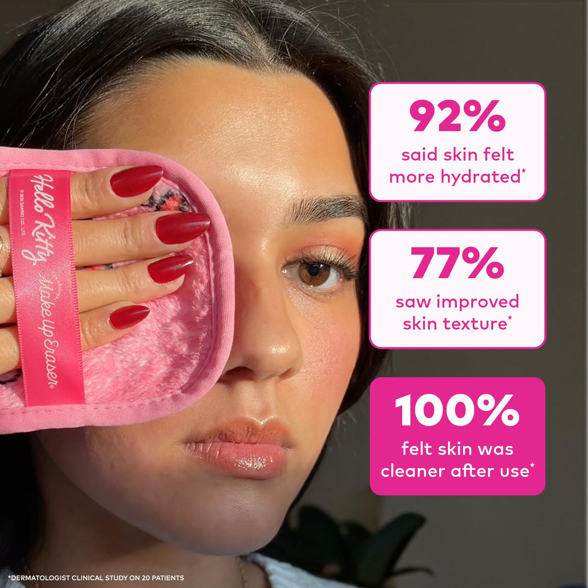 MakeUp Eraser 7-Day Set on a bathroom counter