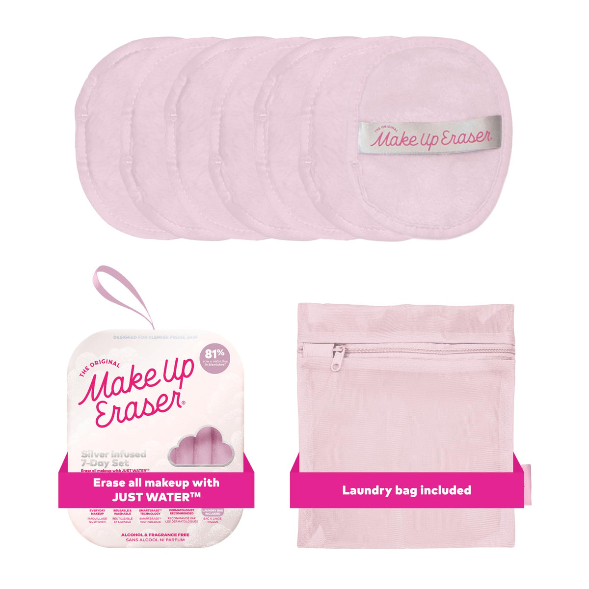 MakeUp Eraser 7-Day Set packaging front view