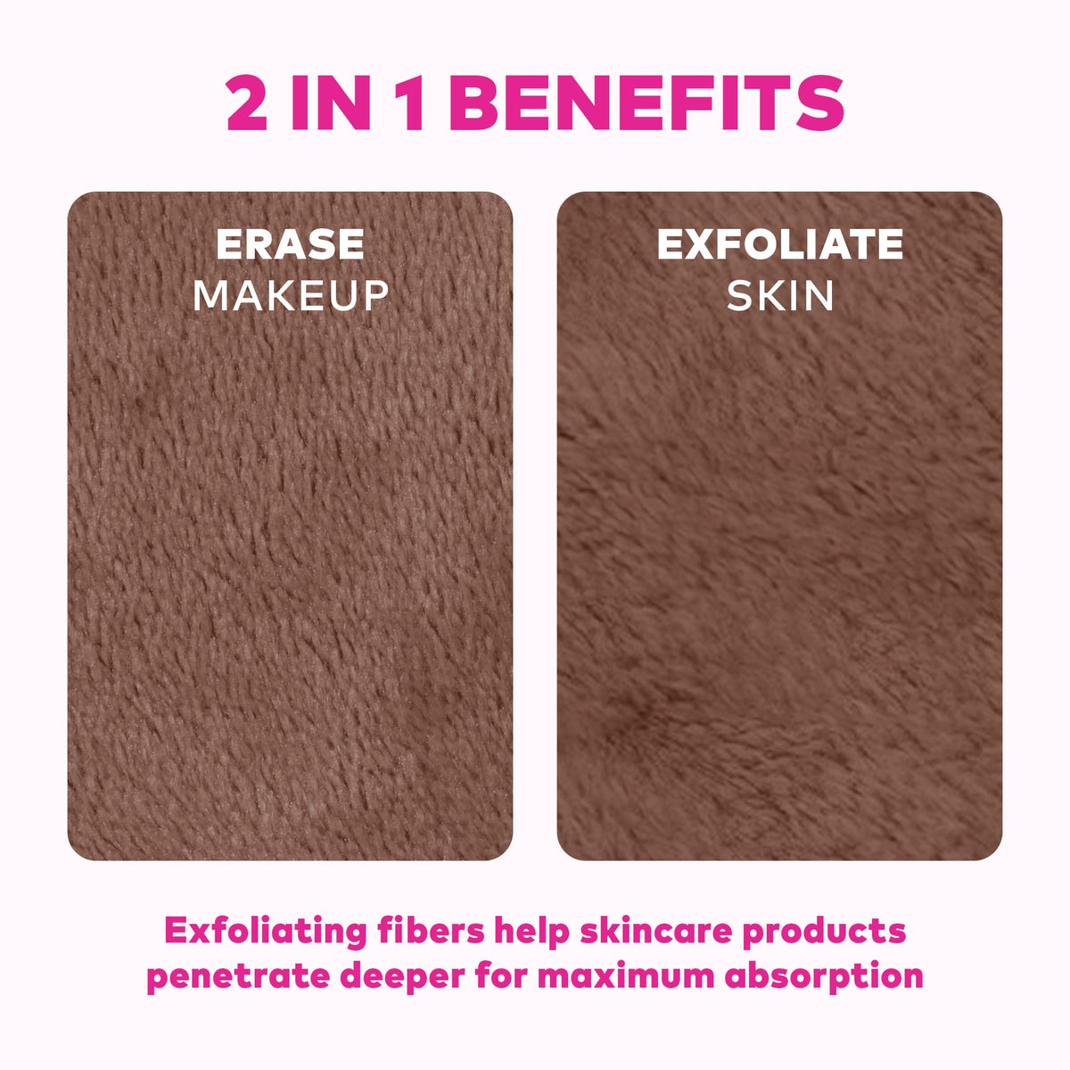 MakeUp Eraser 7-Day Set with water for makeup removal