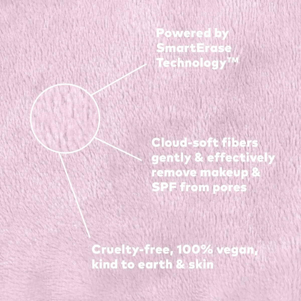 MakeUp Eraser cloth being used to remove makeup from a face