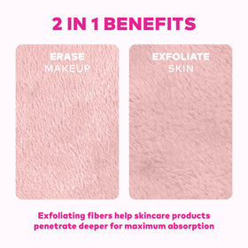 MakeUp Eraser cloth in use for removing waterproof mascara
