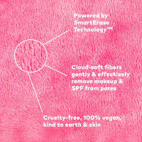 MakeUp Eraser cloth showing long fiber side