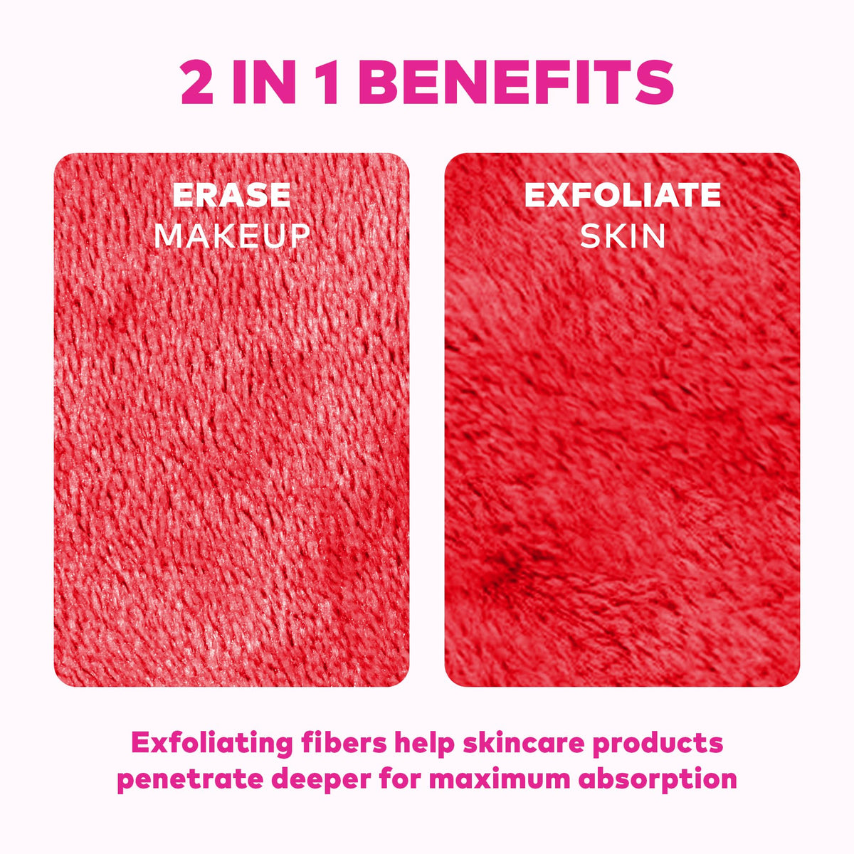 MakeUp Eraser cloth showing soft texture