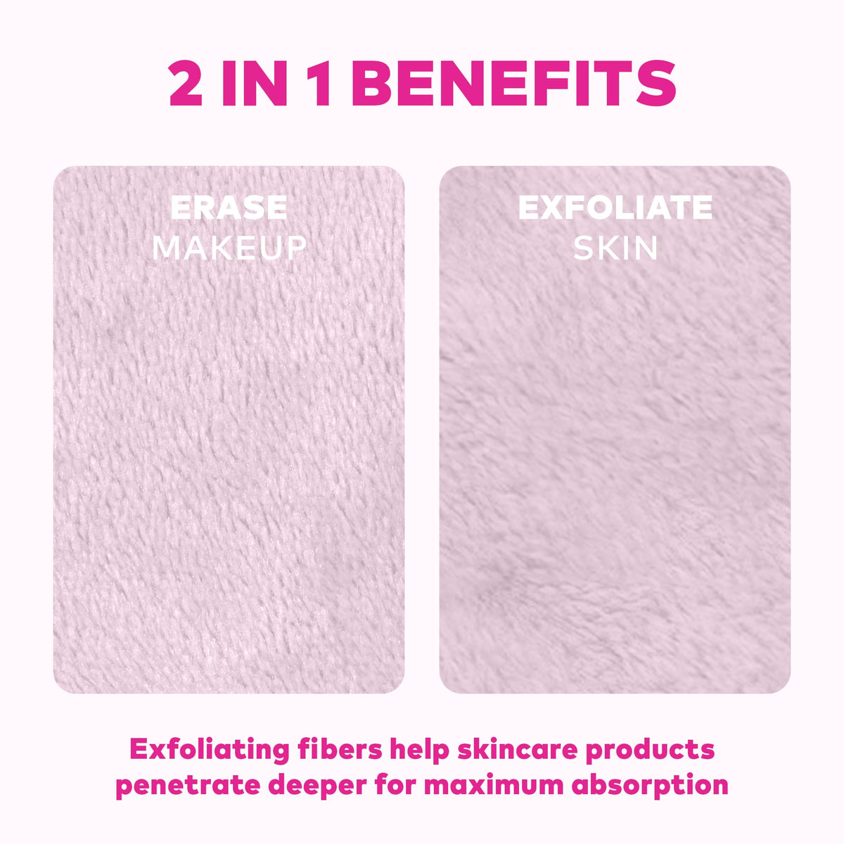 MakeUp Eraser cloths in a bathroom setting