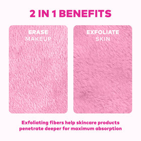 MakeUp Eraser cloths in various colours laid out
