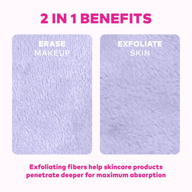 MakeUp Eraser in a bathroom setting with skincare products