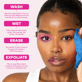 MakeUp Eraser PRO Berry Blue displayed with other beauty products