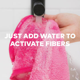 MakeUp Eraser PRO Berry Blue long fiber side close-up