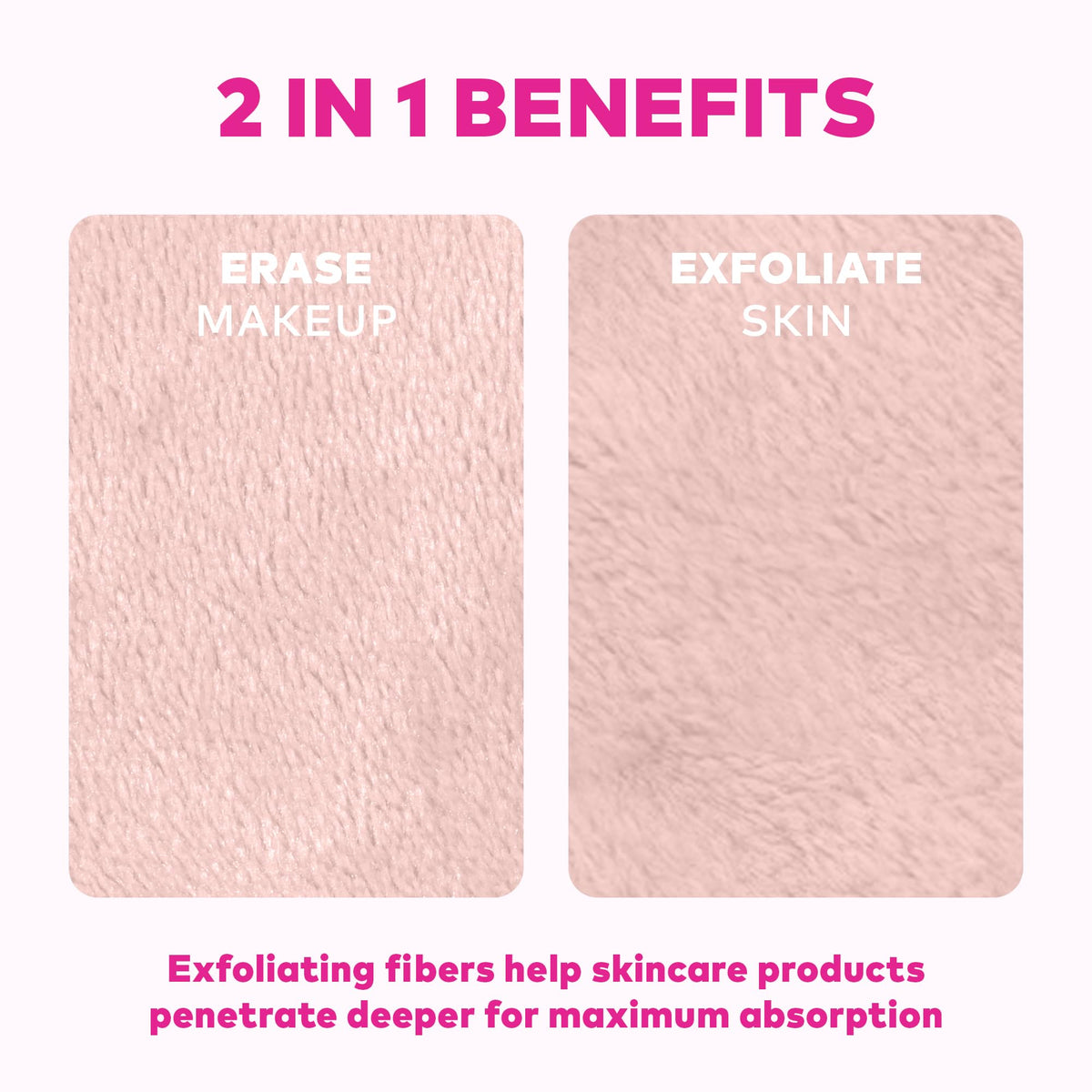 MakeUp Eraser PRO showing size comparison with a hand