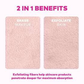 MakeUp Eraser PRO showing size comparison with a hand