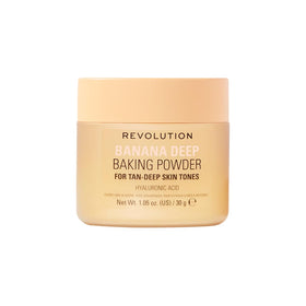 Makeup Revolution Loose Baking Powder Banana Deep front view