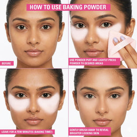 Makeup Revolution Loose Baking Powder Banana with applicator