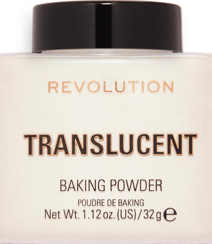 Makeup Revolution Loose Baking Powder Translucent front view