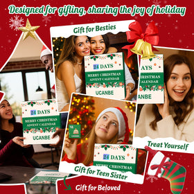 Makeup tools included in UCANBE Makeup Advent Calendar 2026