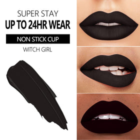 MAKI YIKA Black Matte Liquid Lipstick tube close-up