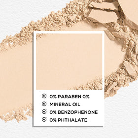 MAKI YIKA Light Beige White Eye Shadow Palette open showing colours