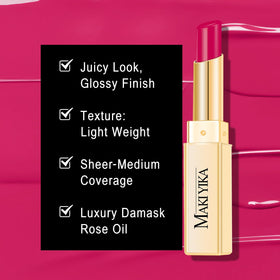MAKI YIKA lipstick packaging featuring vibrant colours