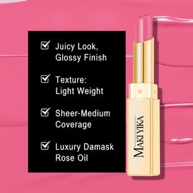 MAKI YIKA lipsticks displayed on a vanity
