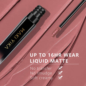 MAKI YIKA matte lipstick with shea butter ingredients