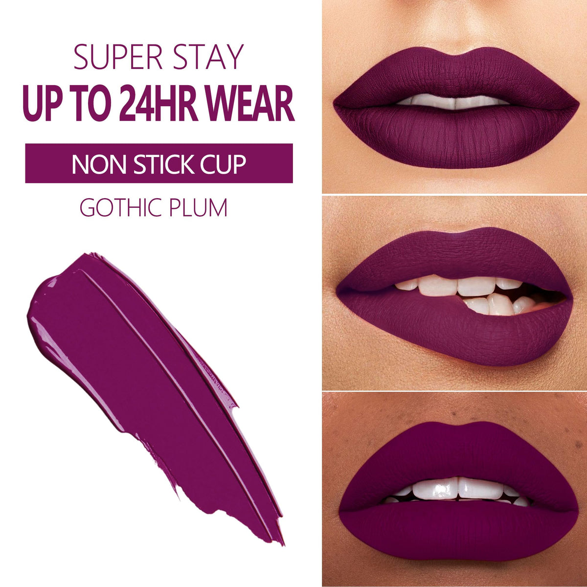MAKI YIKA Matte Liquid Lipstick tube with shea butter details