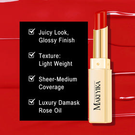 MAKI YIKA Moisture Lipstick swatches on skin