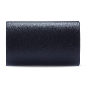 MAKYN genuine leather razor case on a travel bag