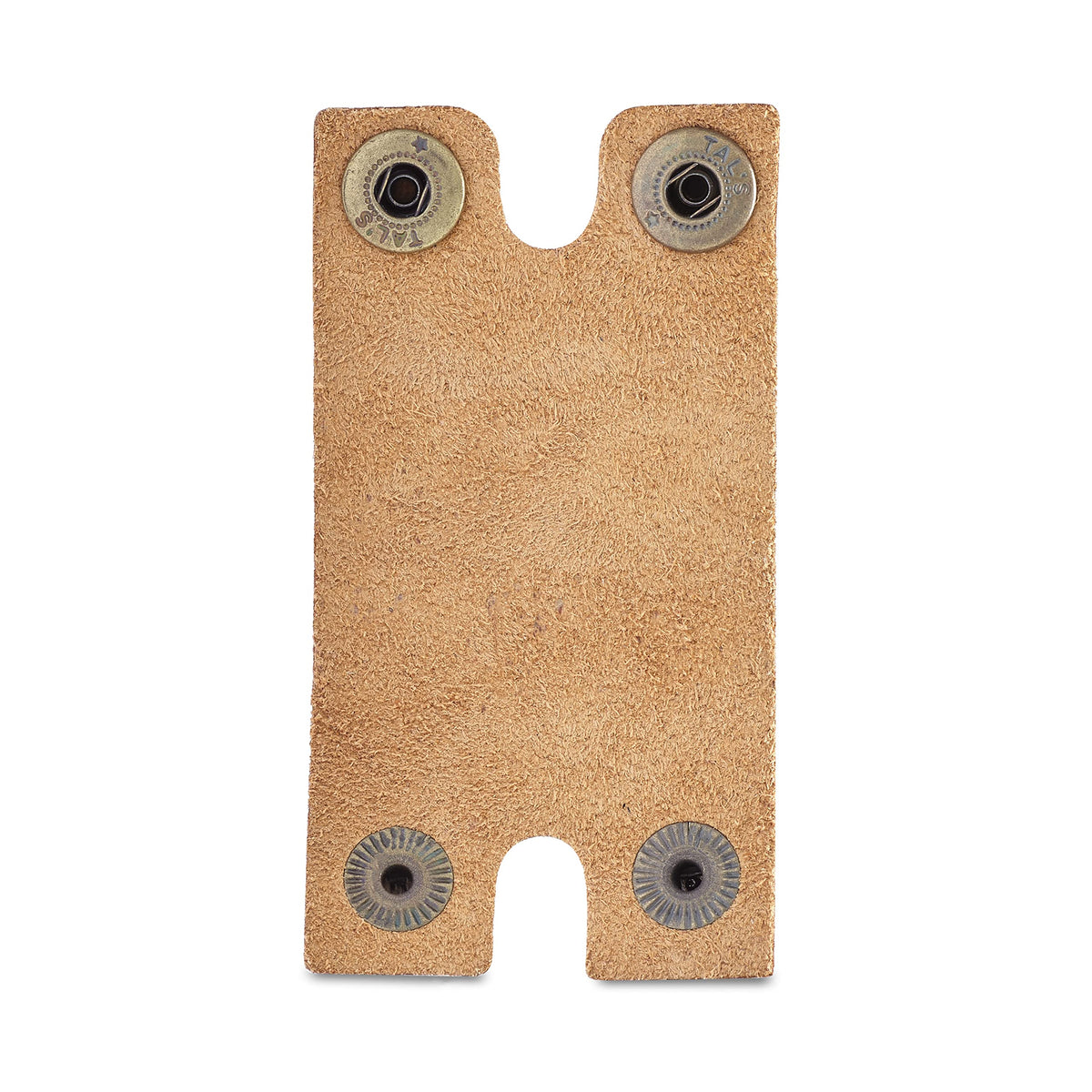 MAKYN leather razor case displayed with grooming accessories