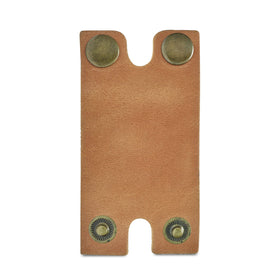 MAKYN Safety Razor Head Leather Cover with textured finish