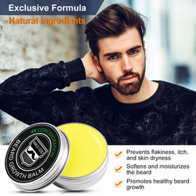 MALE GOD Beard Kit contents displayed