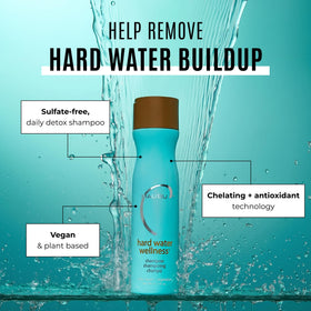 Malibu C Hard Water Wellness Shampoo 9 oz side view