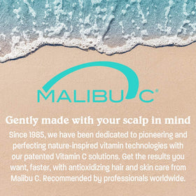 Malibu C Miracle Repair Hair Reconstructor displayed with natural elements