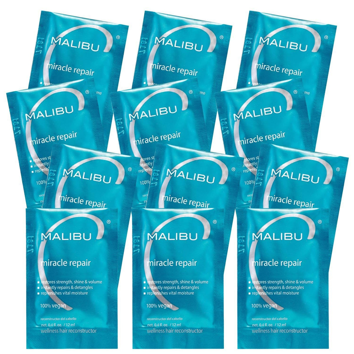 Malibu C Miracle Repair Hair Reconstructor front view with packaging