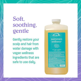 Malibu C Swimmers Wellness Clarifying Shampoo 64oz back view