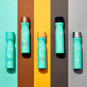 Malibu C Swimmers Wellness Shampoo application process