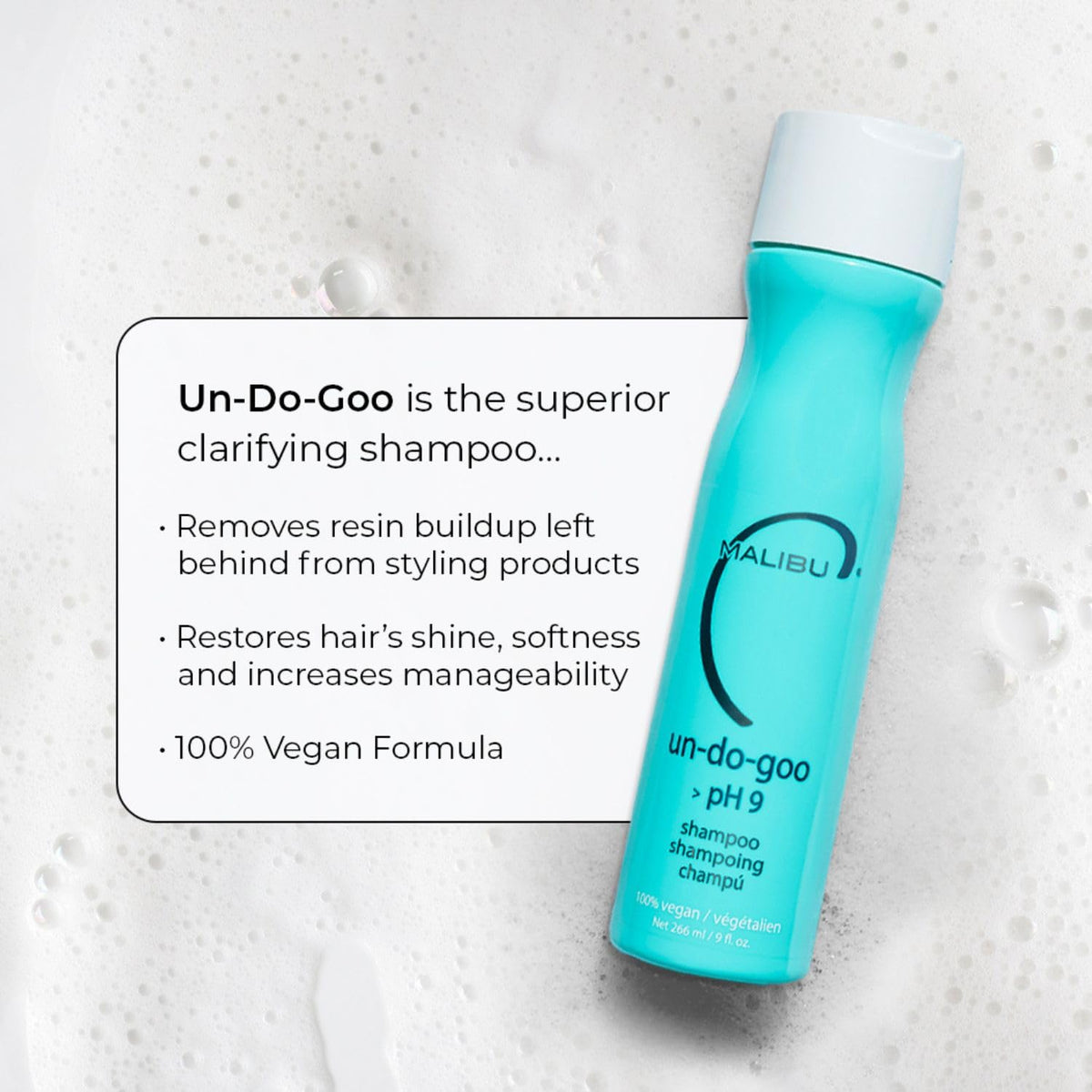Malibu C Un-Do-Goo Clarifying Shampoo 33.8 oz back view