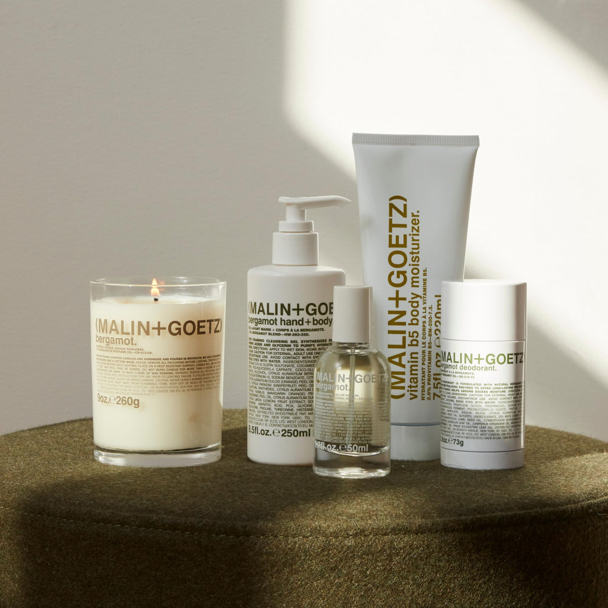 MALIN+GOETZ Bergamot Hand + Body Wash with citrus fruits