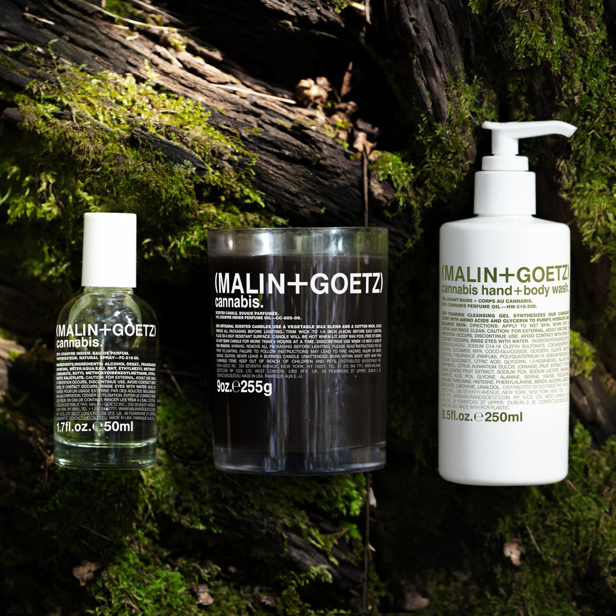 MALIN+GOETZ Cannabis Hand + Body Wash 8.5 fl oz lifestyle scene