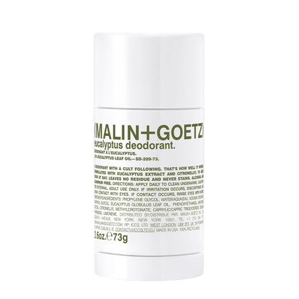 MALIN+GOETZ Eucalyptus Deodorant front view packaging